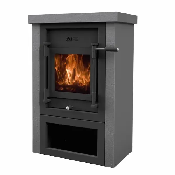 Le poêle en béton de la série Jacobus KWADRAAT