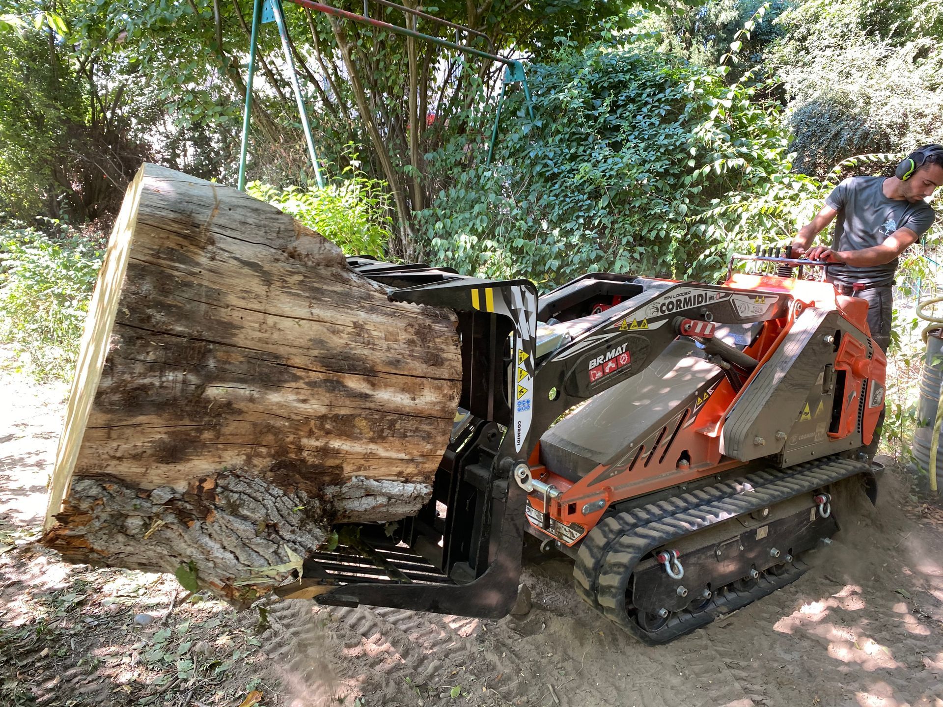 Transport de déchets végétaux