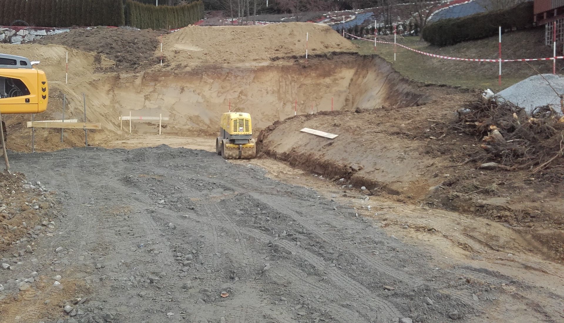 Baustelle Erdarbeiten