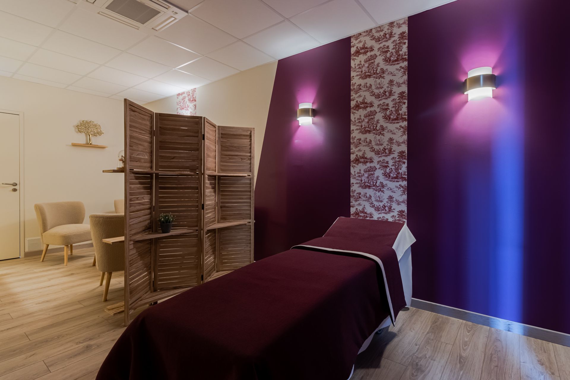 Chambre violette