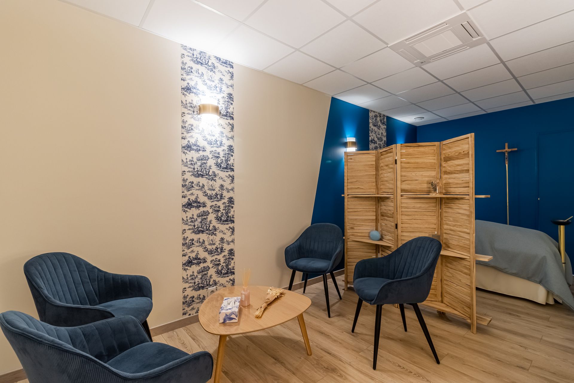 Chambre bleue