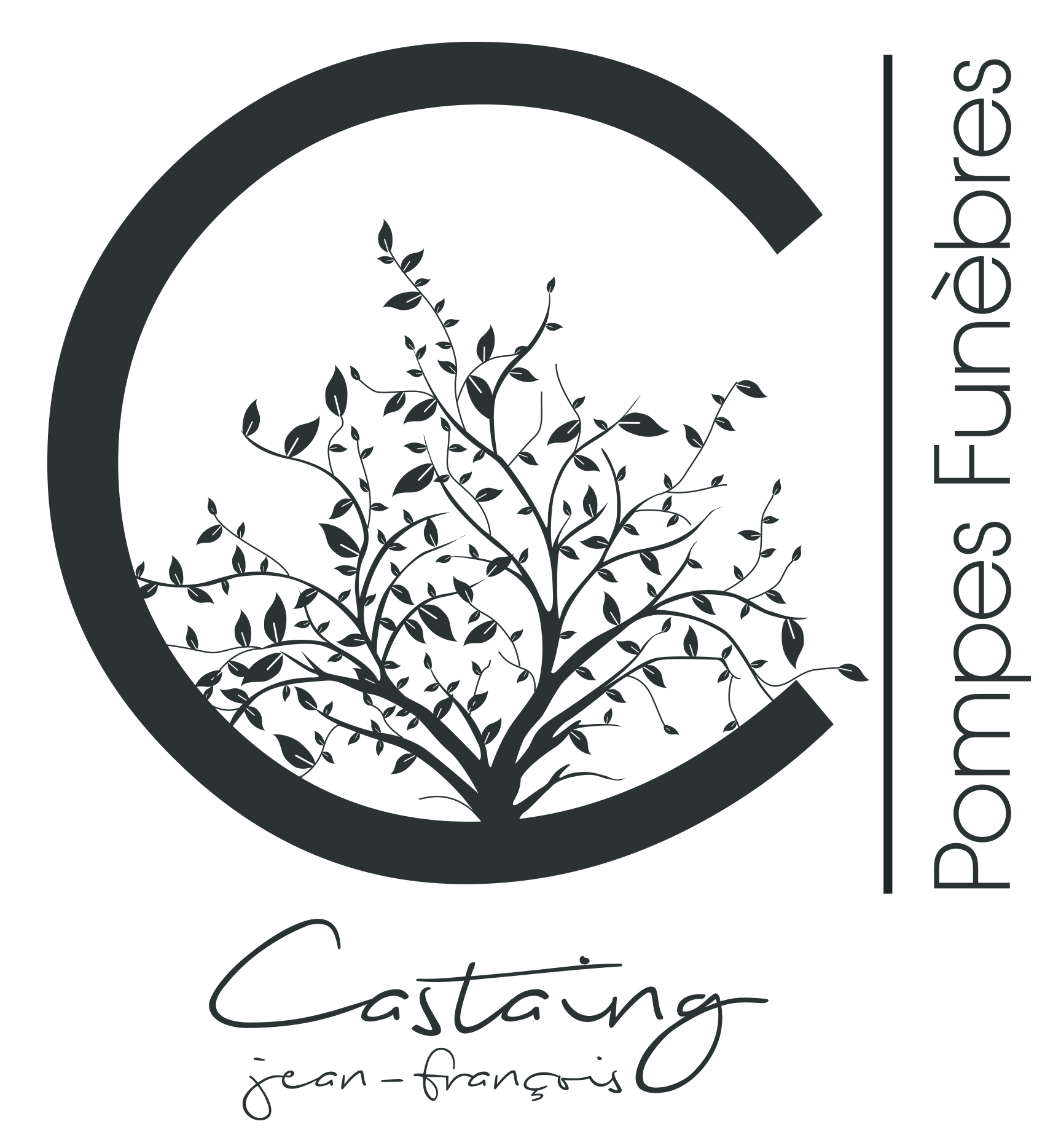 Logo des Pompes Funèbres Castaing