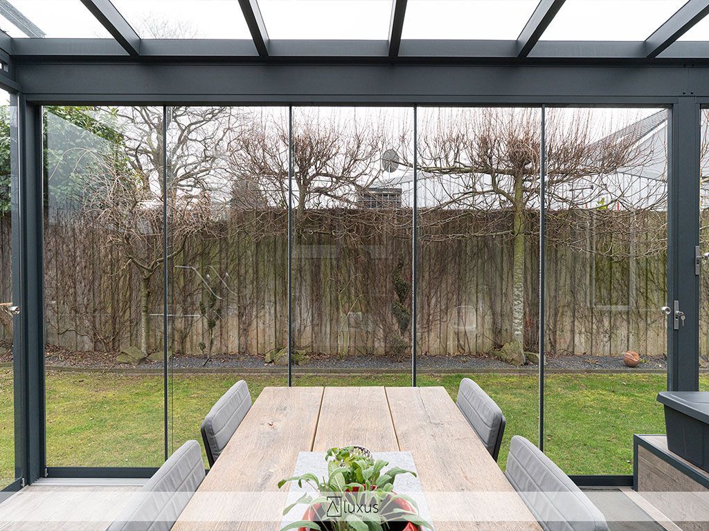 Glasschiebetüranlage