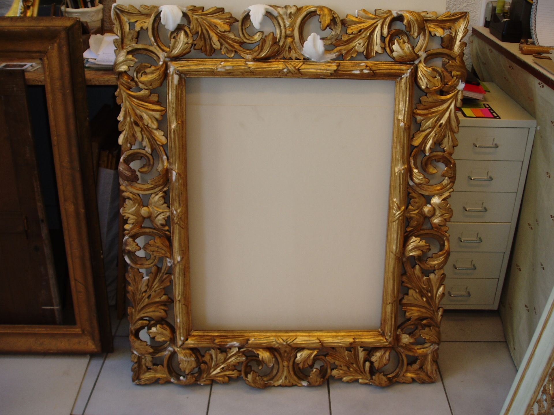 Restauration de cadre ancien