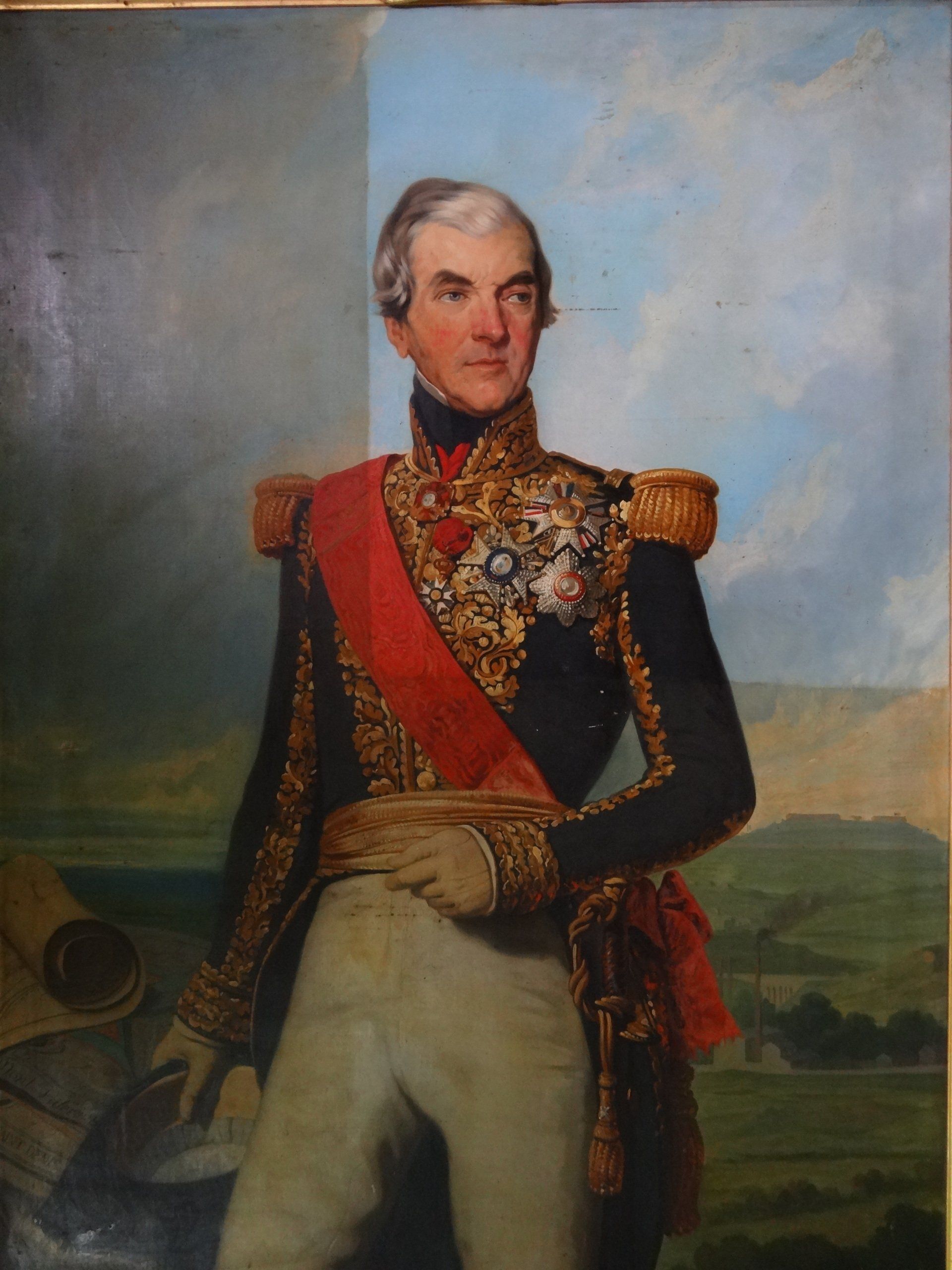 Restauration après : portrait d'un capitaine