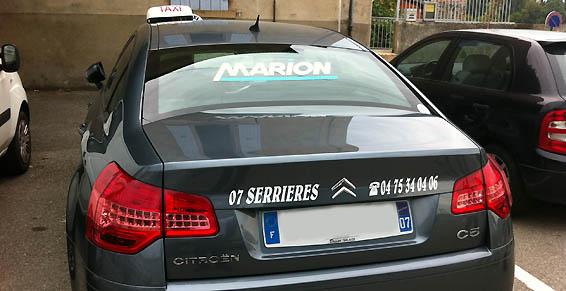 Taxis à SERRIERES - Ambulance Marion 