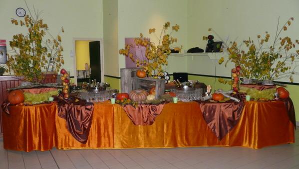 Buffet d'automne, organisé par le traiteur LT