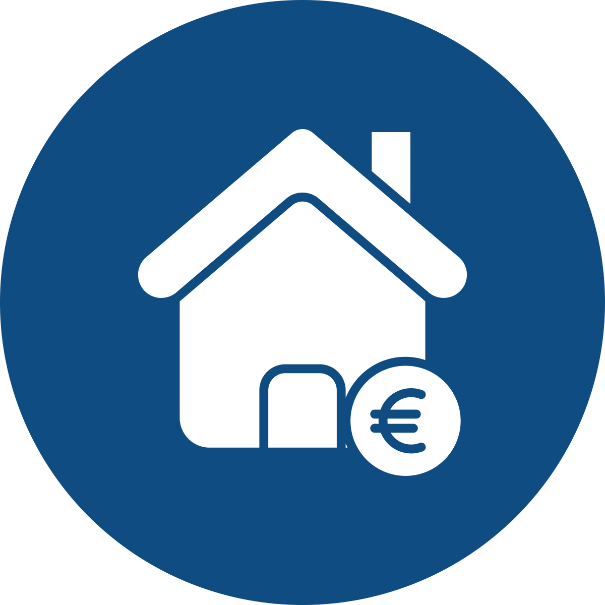 Budget, maison, picto euro, isolation
