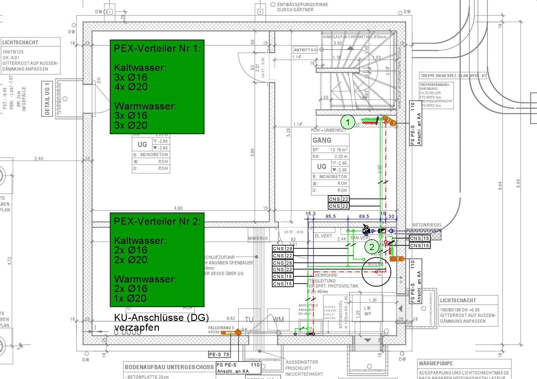 Neubau EFH Bachtelstrasse - Dütschler Gebäudetechnik GmbH in Rüti ZH