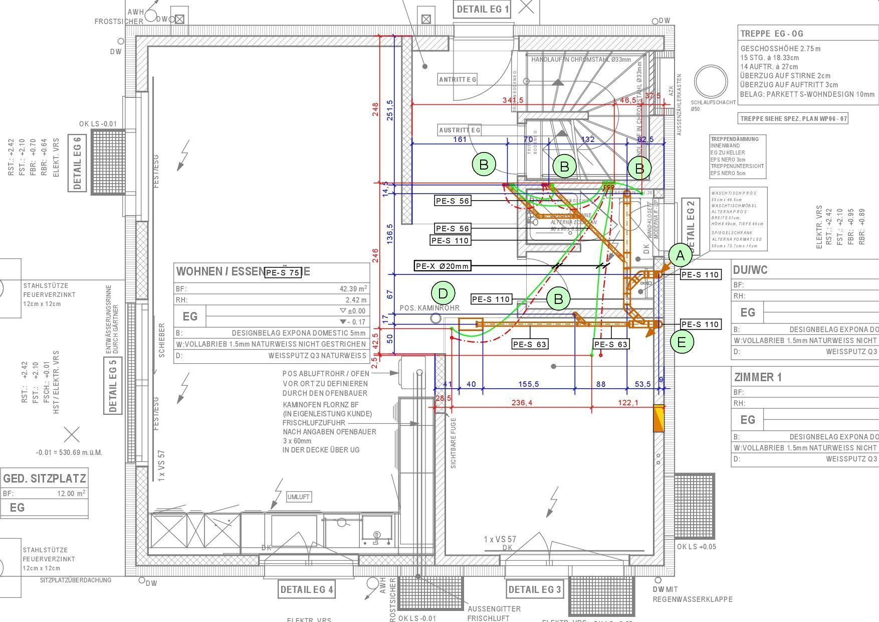 Neubau EFH Bachtelstrasse - Dütschler Gebäudetechnik GmbH in Rüti ZH