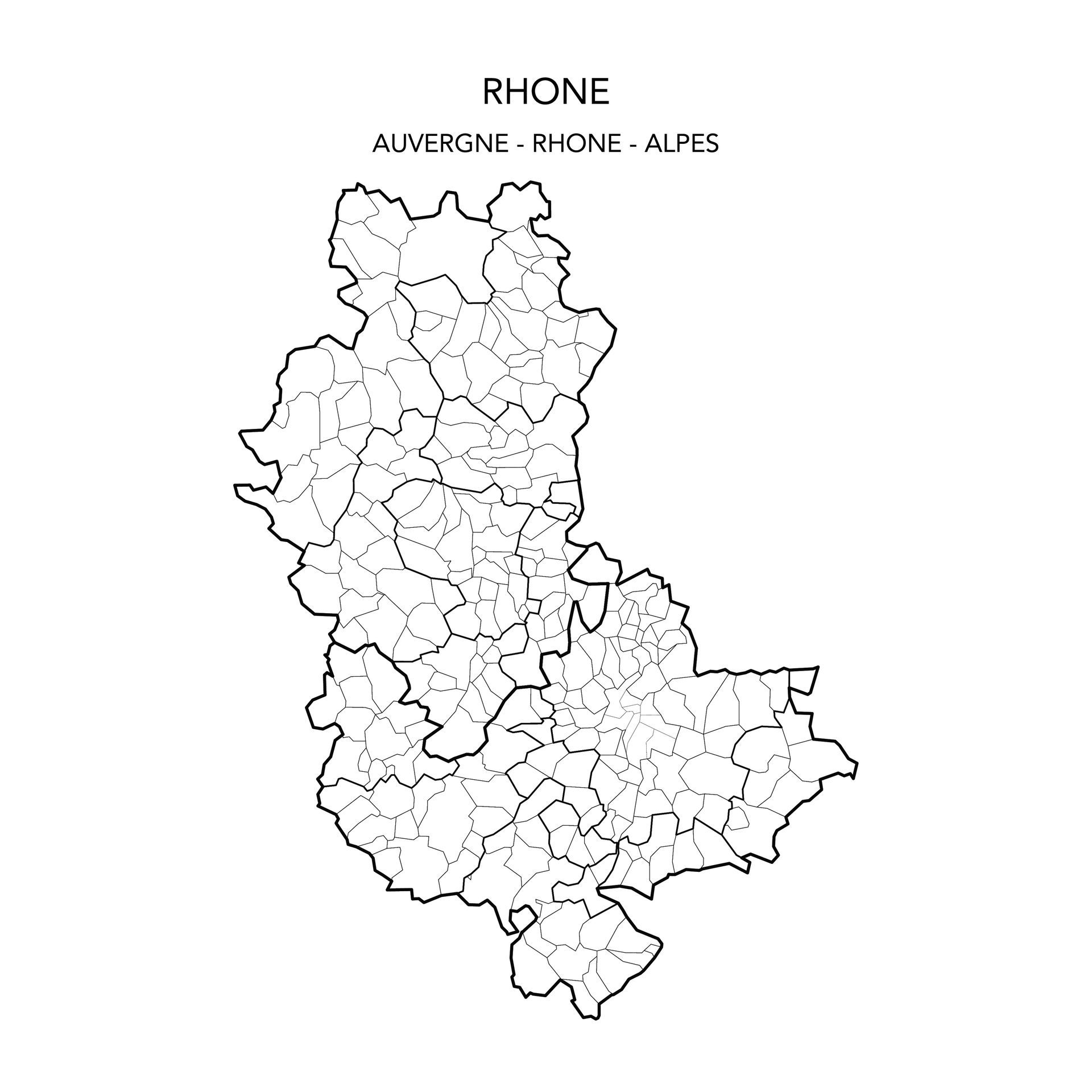 Carte du Rhône