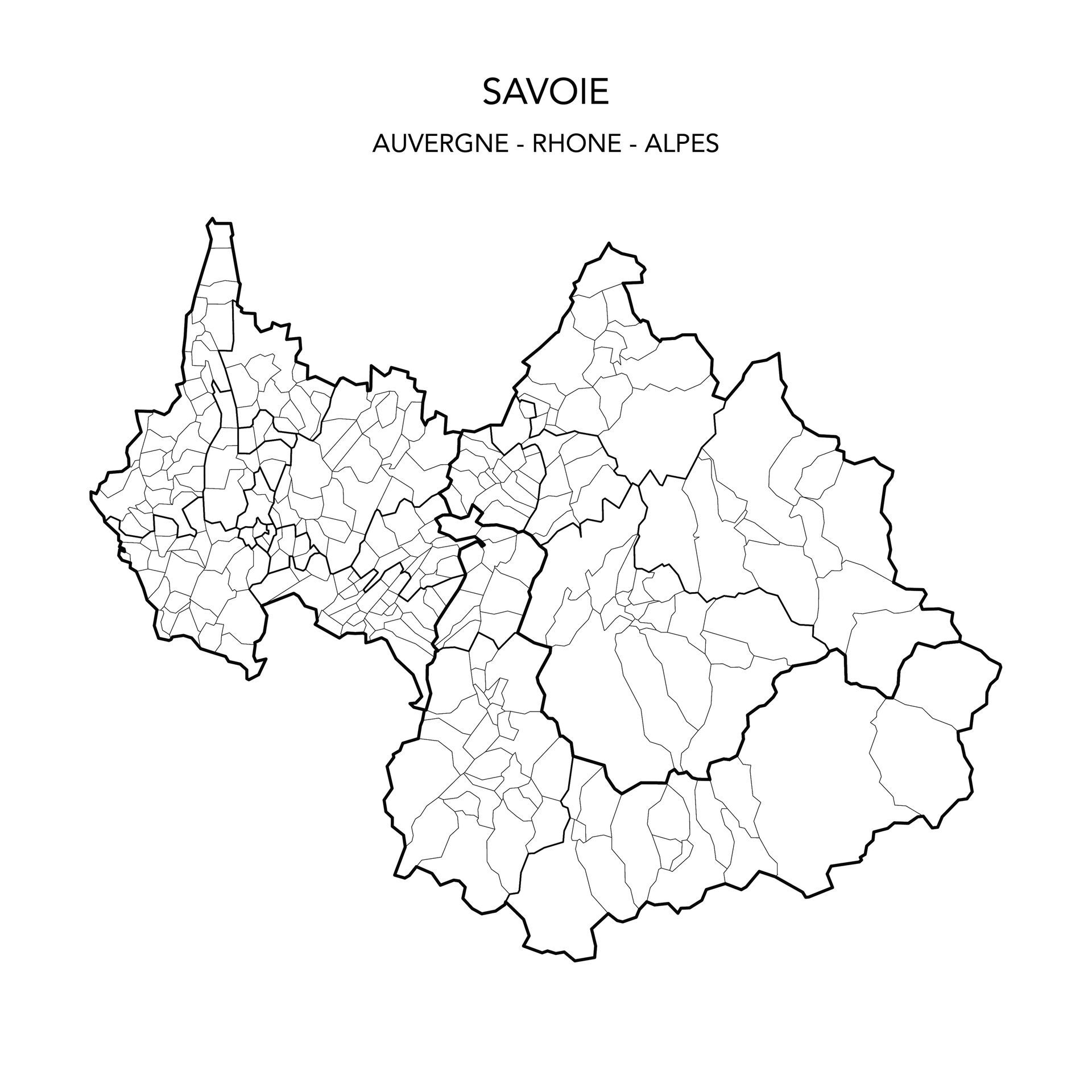 Carte de Savoie