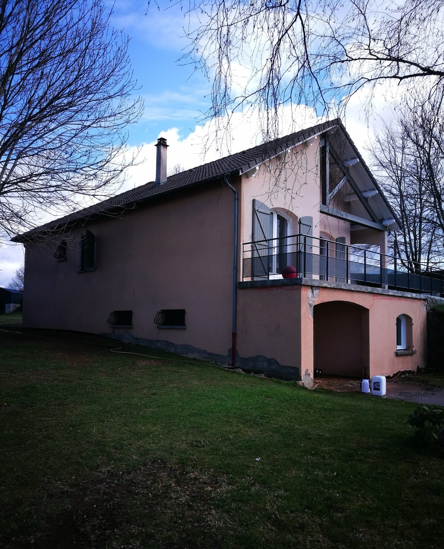 Avant rénovation de façade de maison