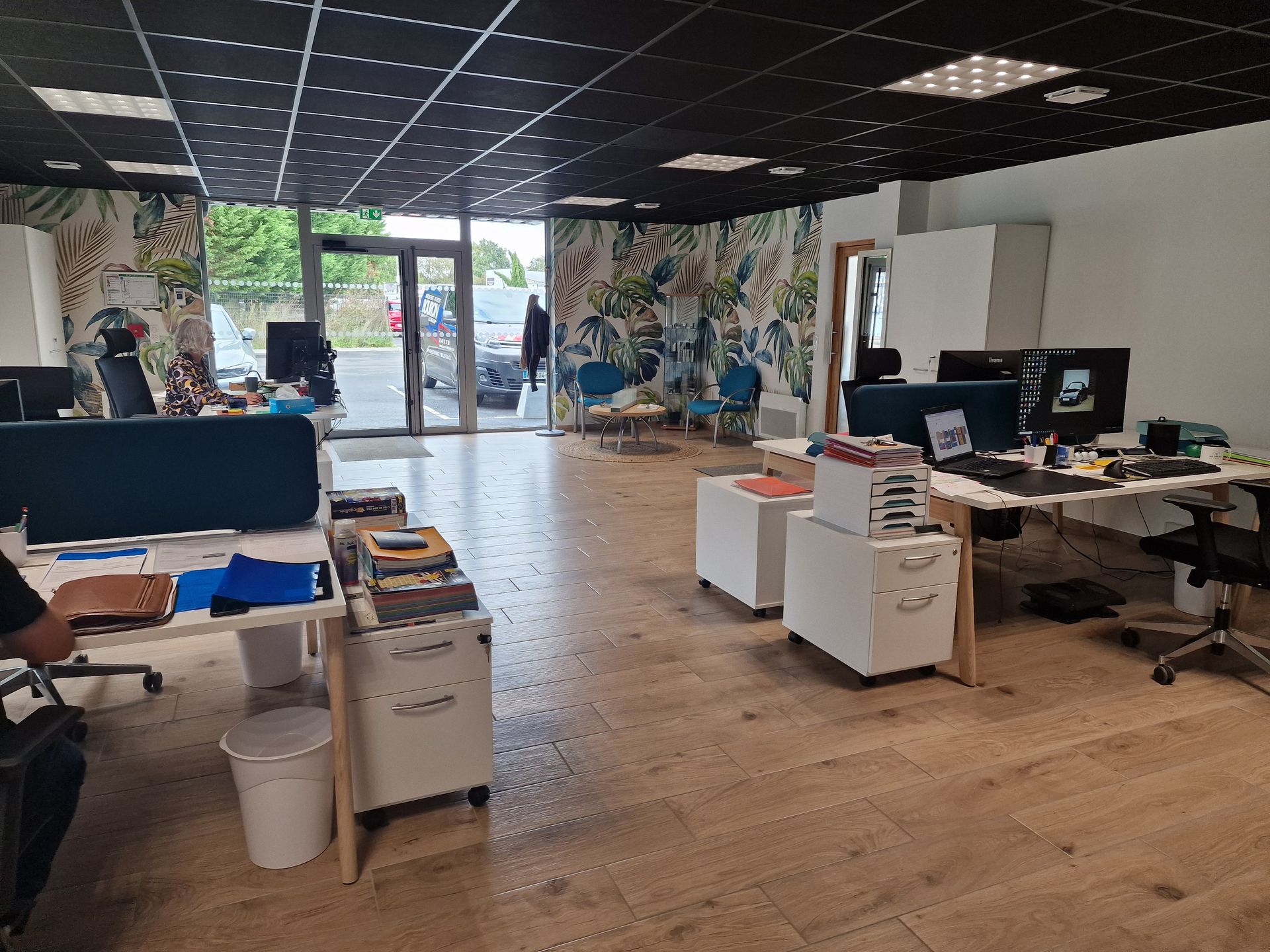 Intérieur de bureau.