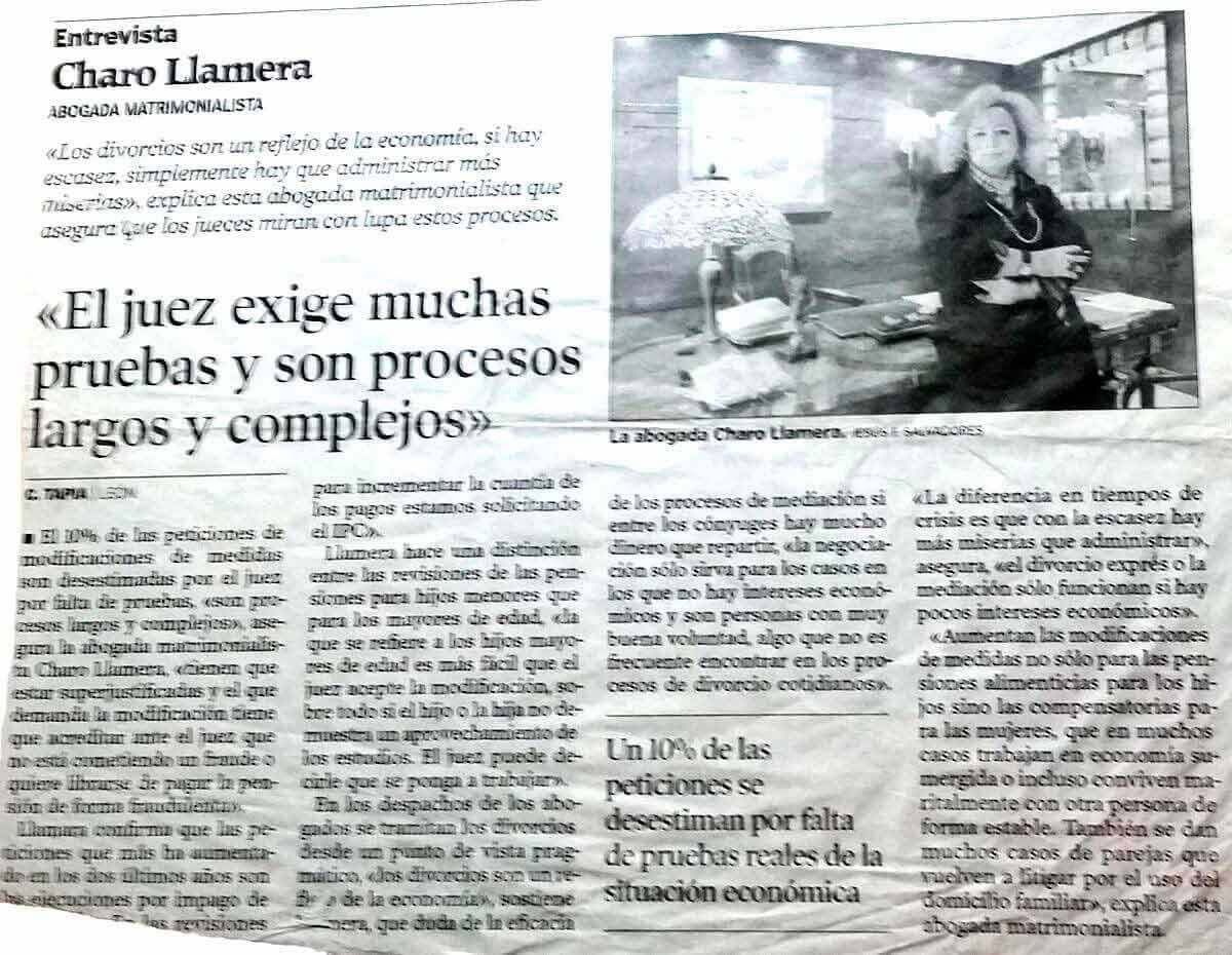 Llamera Abogadas - sentencia sobre nuevos padres en Mataporquera, León