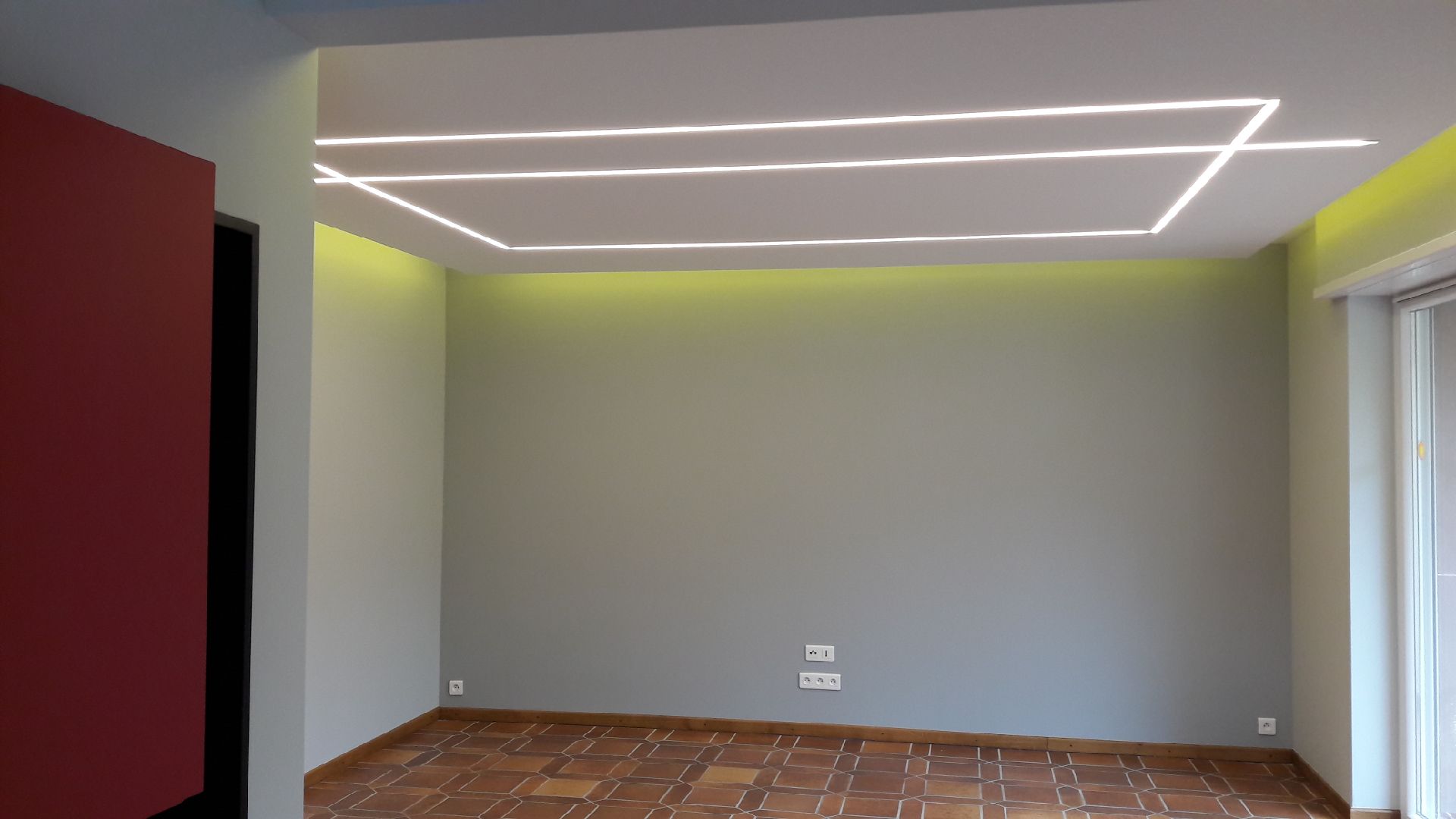 Plaque de plâtres pour chambre