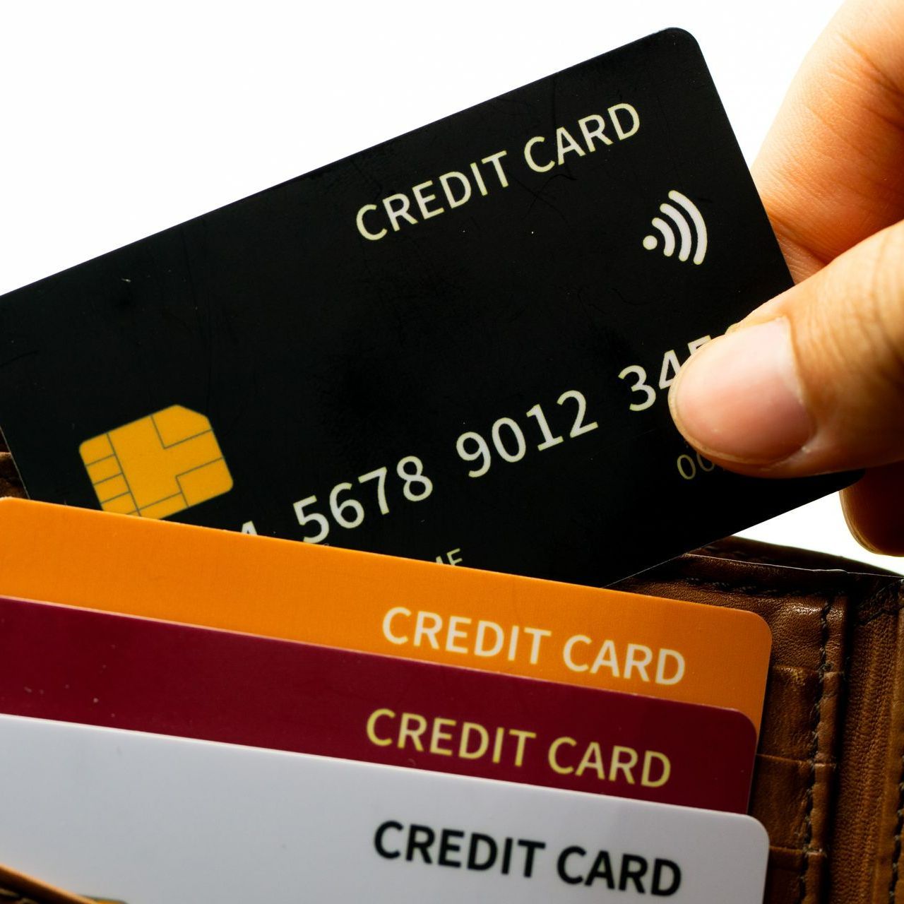 Des cartes de crédit