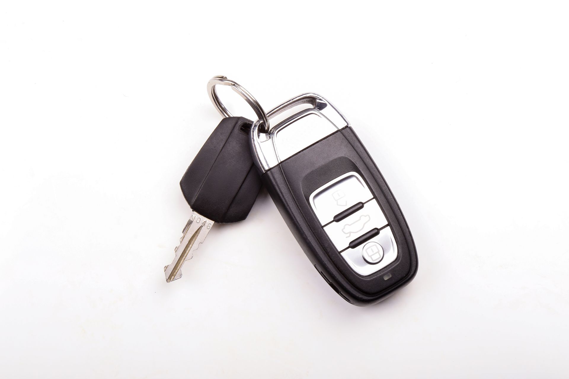 Une clé de voiture moderne