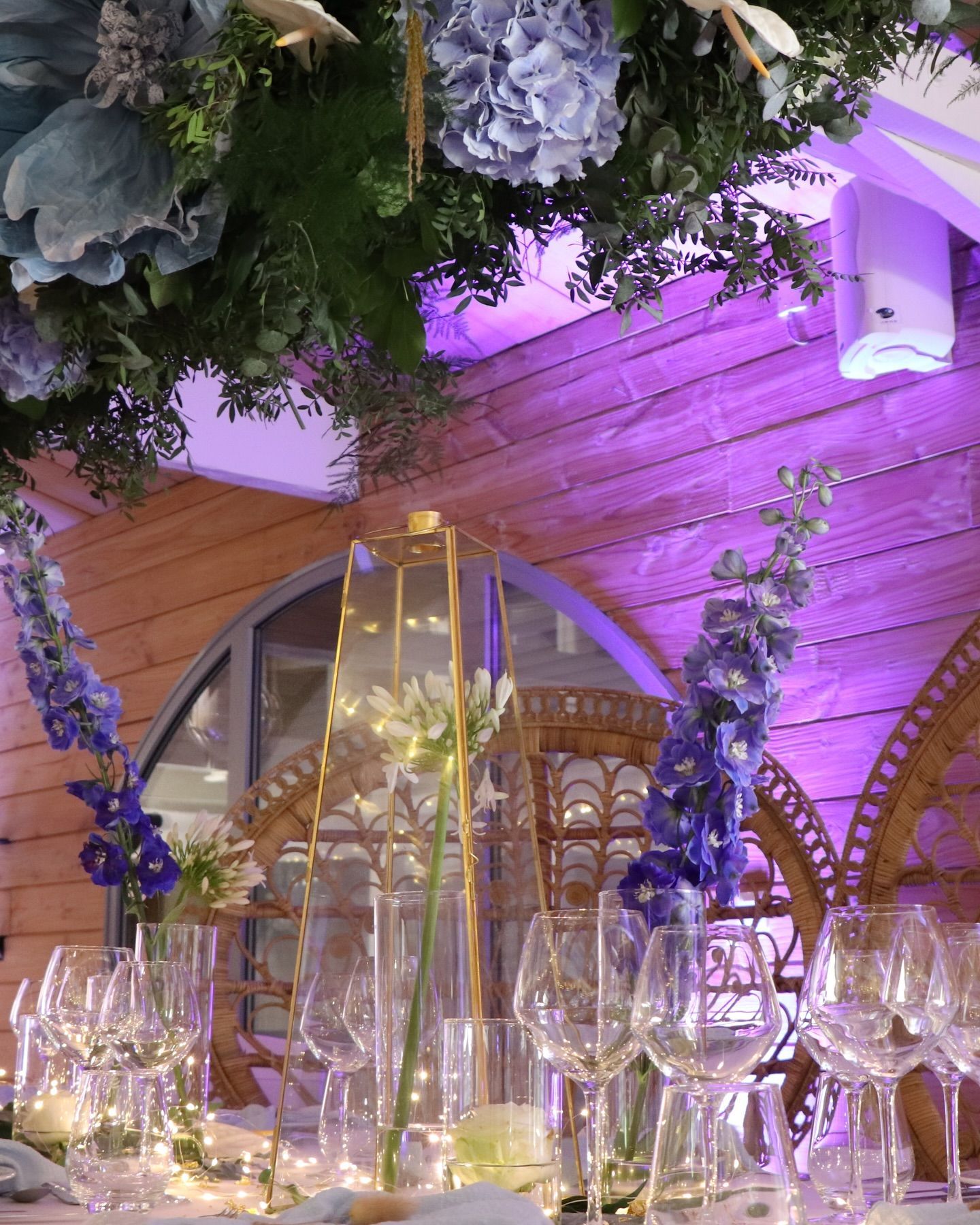 Décoration thème bleu