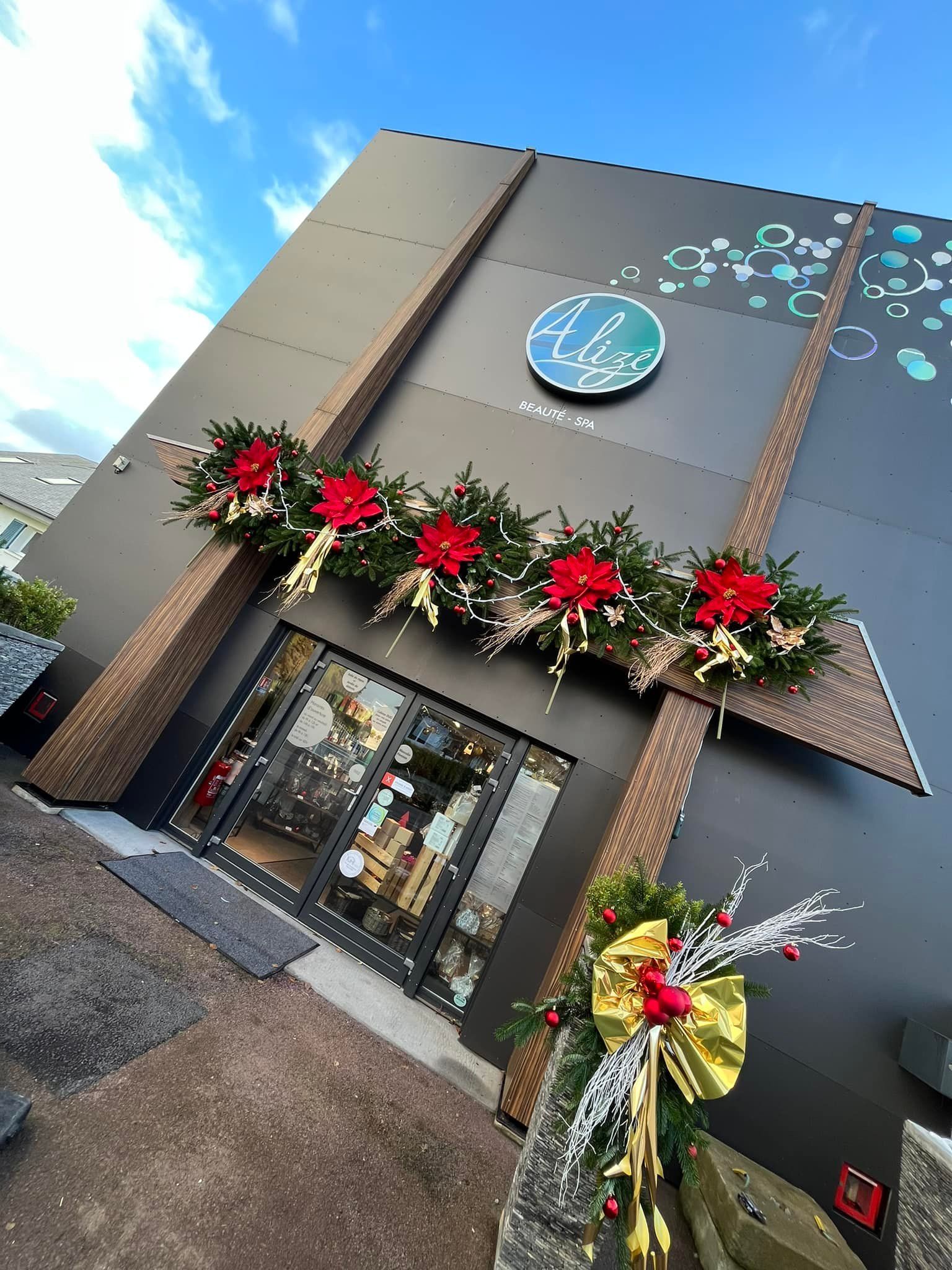 Décoration de l'entrée d'un magasin