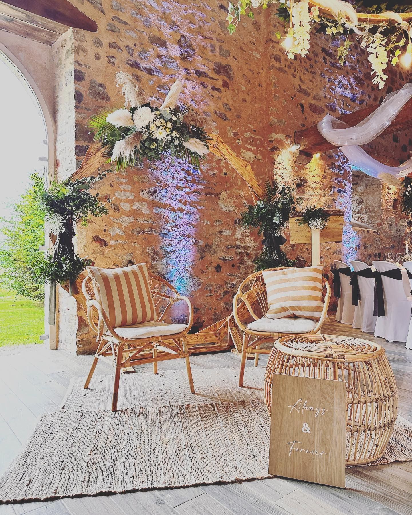 Espace détente bohème