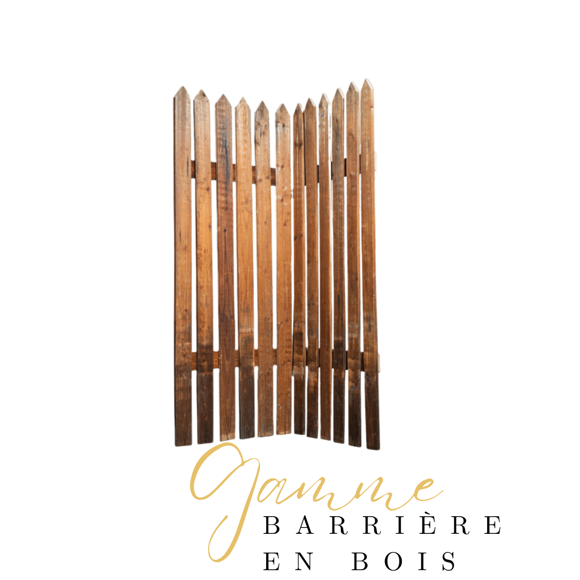 Barrière en bois