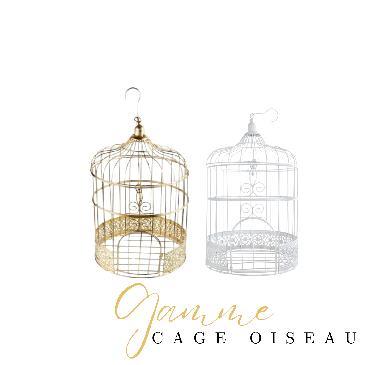 Cage à oiseaux pour la décoration