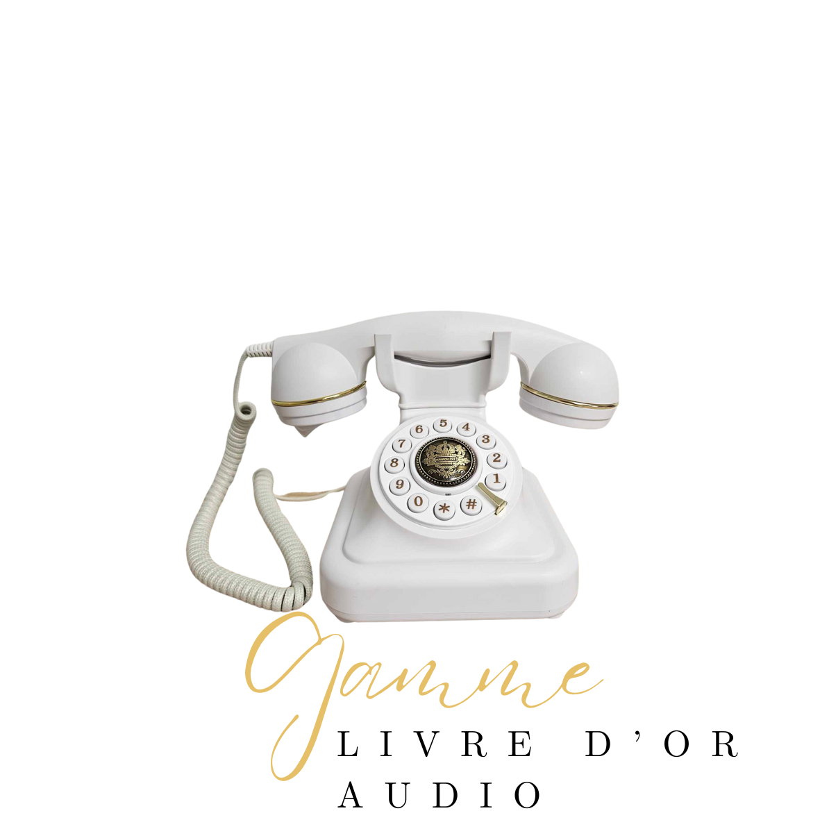 Téléphone avec un cadran rotatif