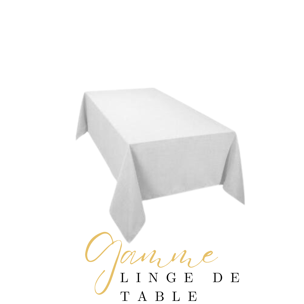 Nappe pour une grande table blanche