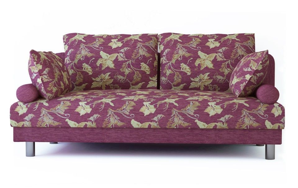 Lila-gemustertes Sofa