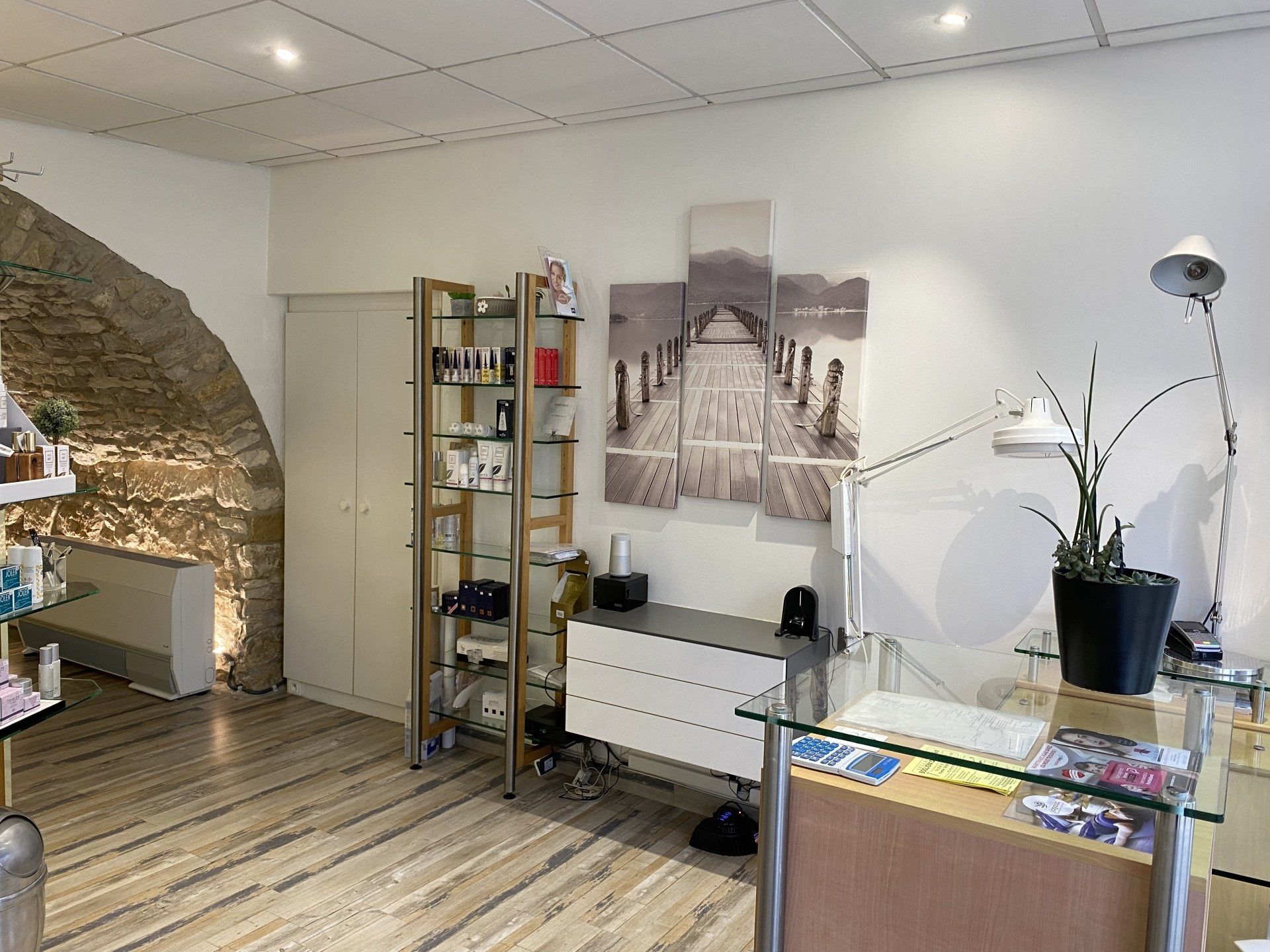 Accueil de l'institut de beauté