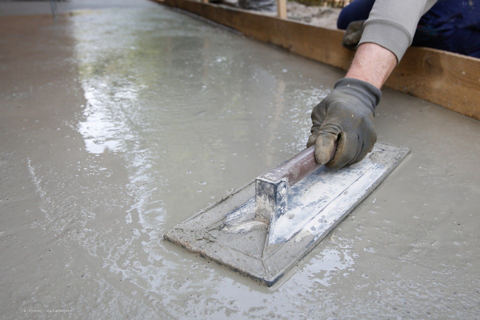 Bild von Estrichverlegung mit Zement