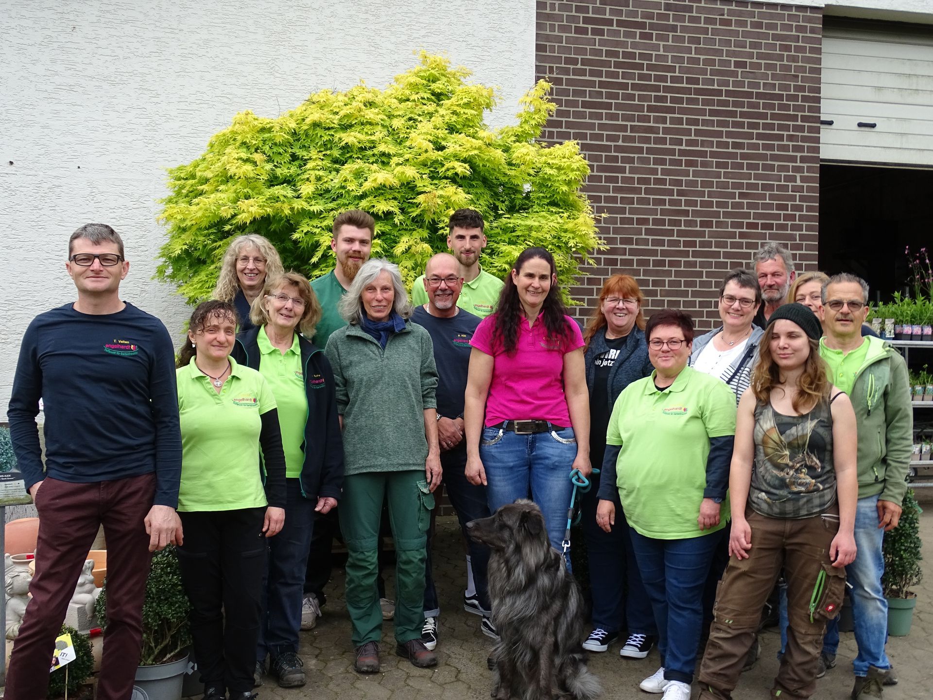 Kundengespräch über Blumen