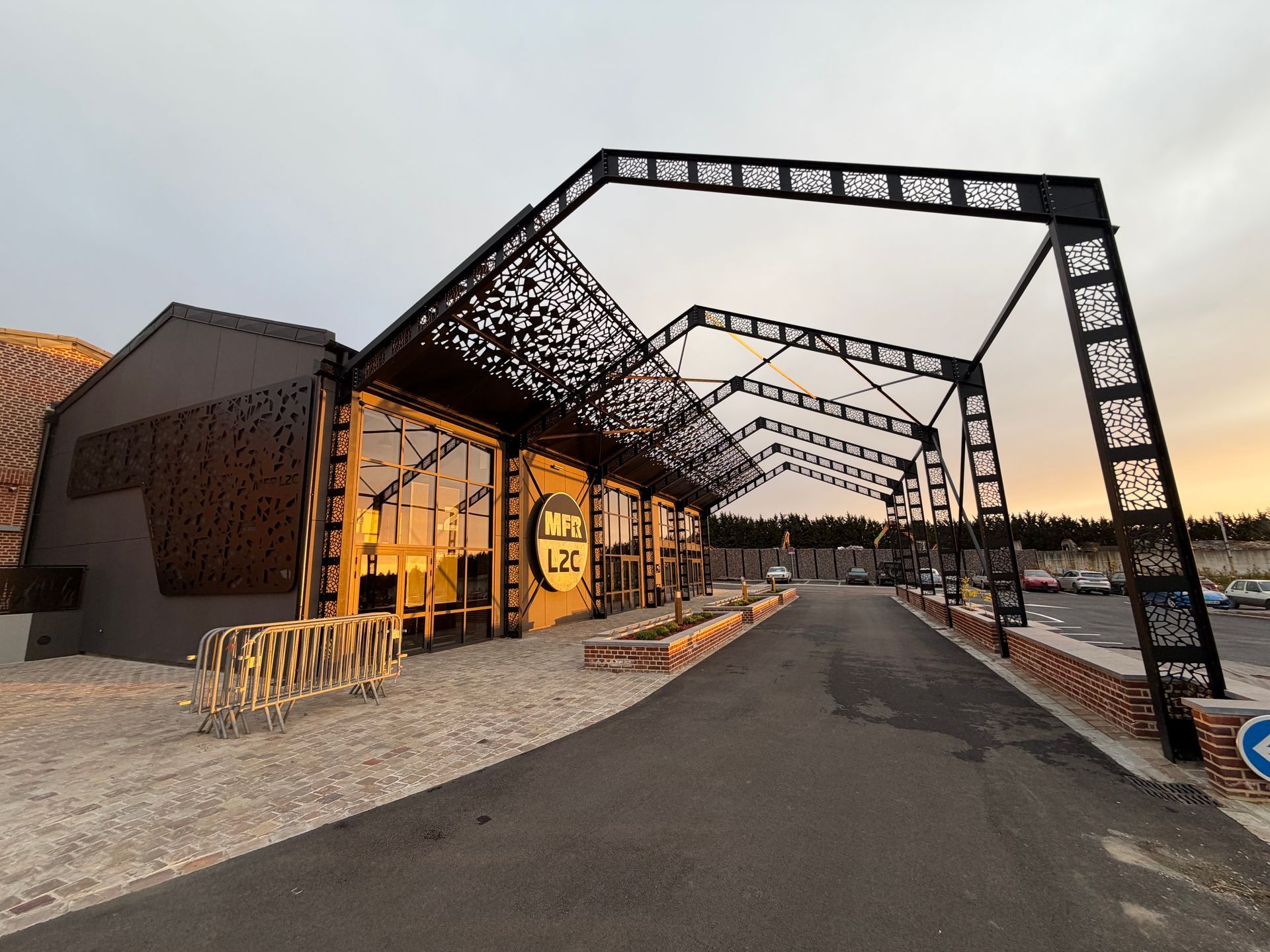Une structure métallique