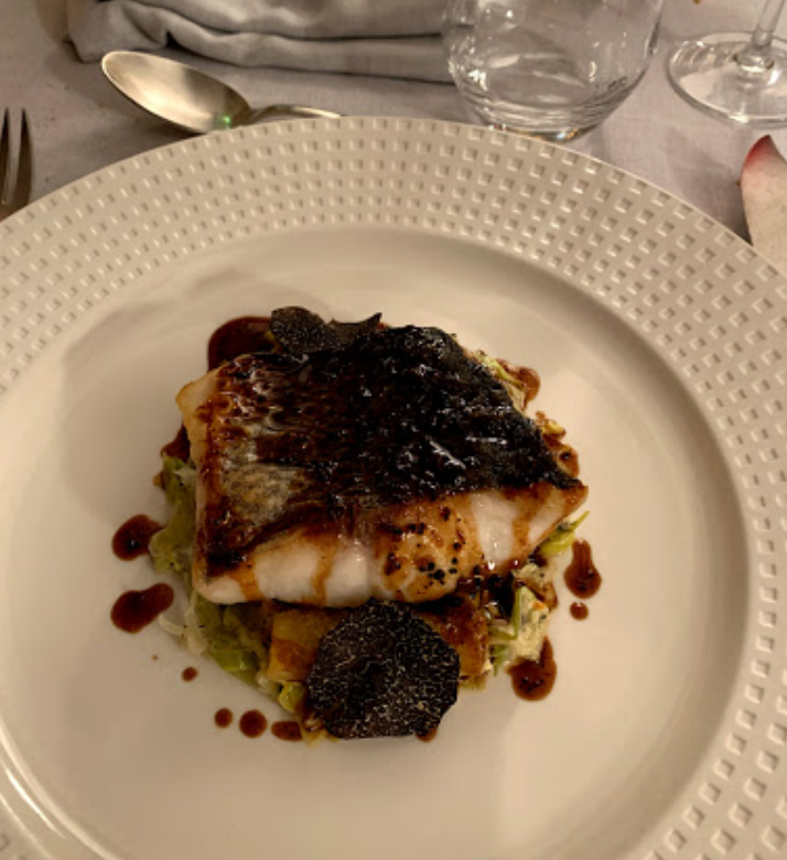 Plat à base de poisson