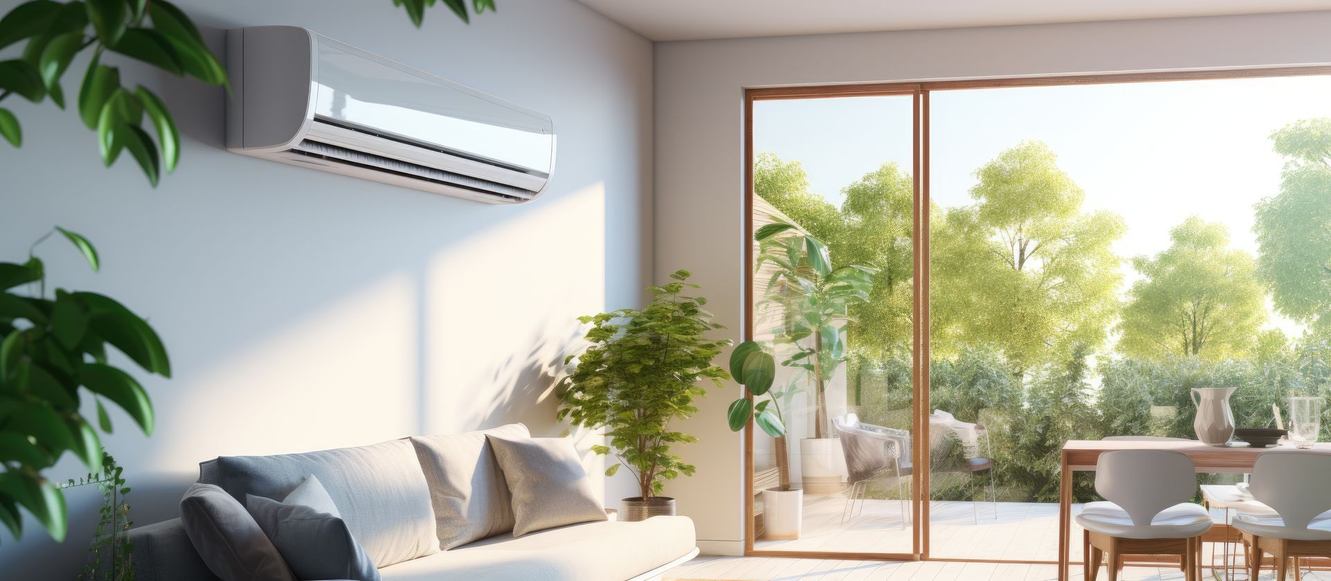 Climatisation dans un salon