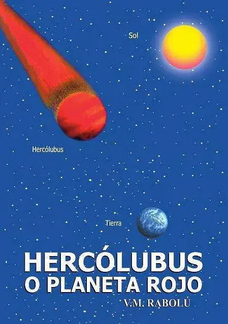 Portada del libro con un cometa rojo denominado 