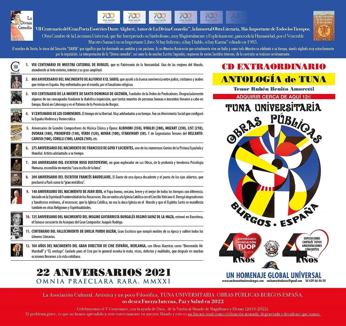 Poster for a CD release featuring 