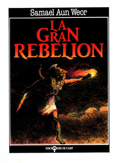 Portada del libro: Figura sosteniendo una llama, título 