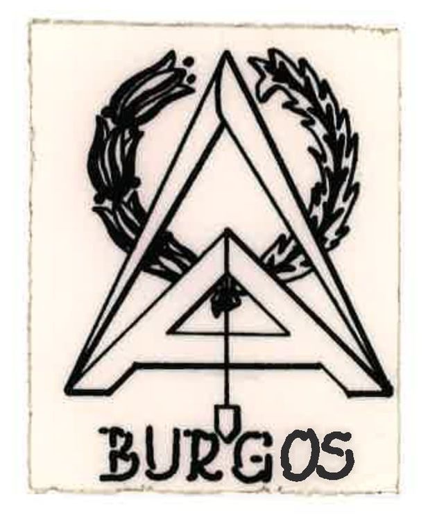 Logotipo de la ciudad de Burgos con forma de 