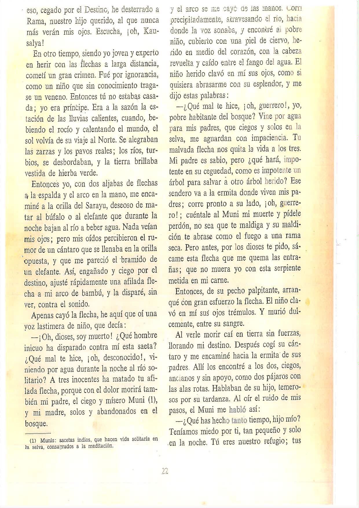Texto de una página impresa, columnas de párrafos.