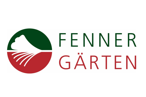 Ein grün-rotes Logo für Fenner Garten