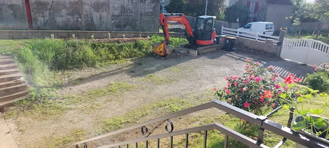 Allée de garage avant terrassement