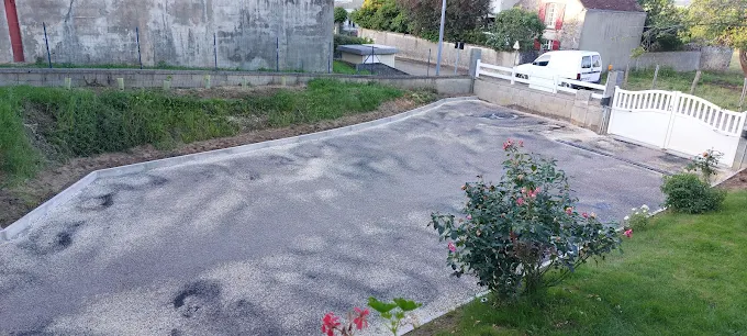 Allée de garage après terrassement