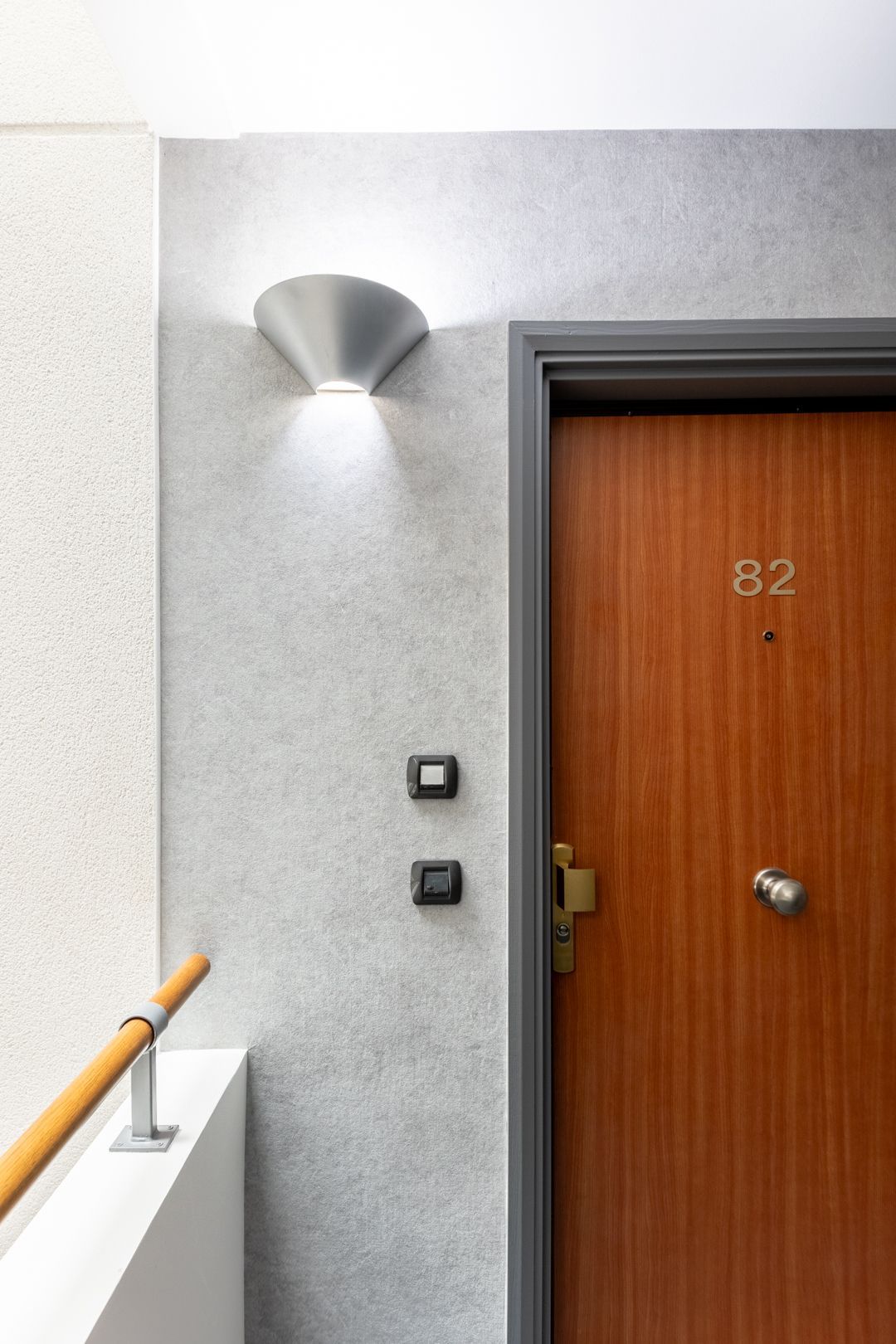 Un enduit décoratif.