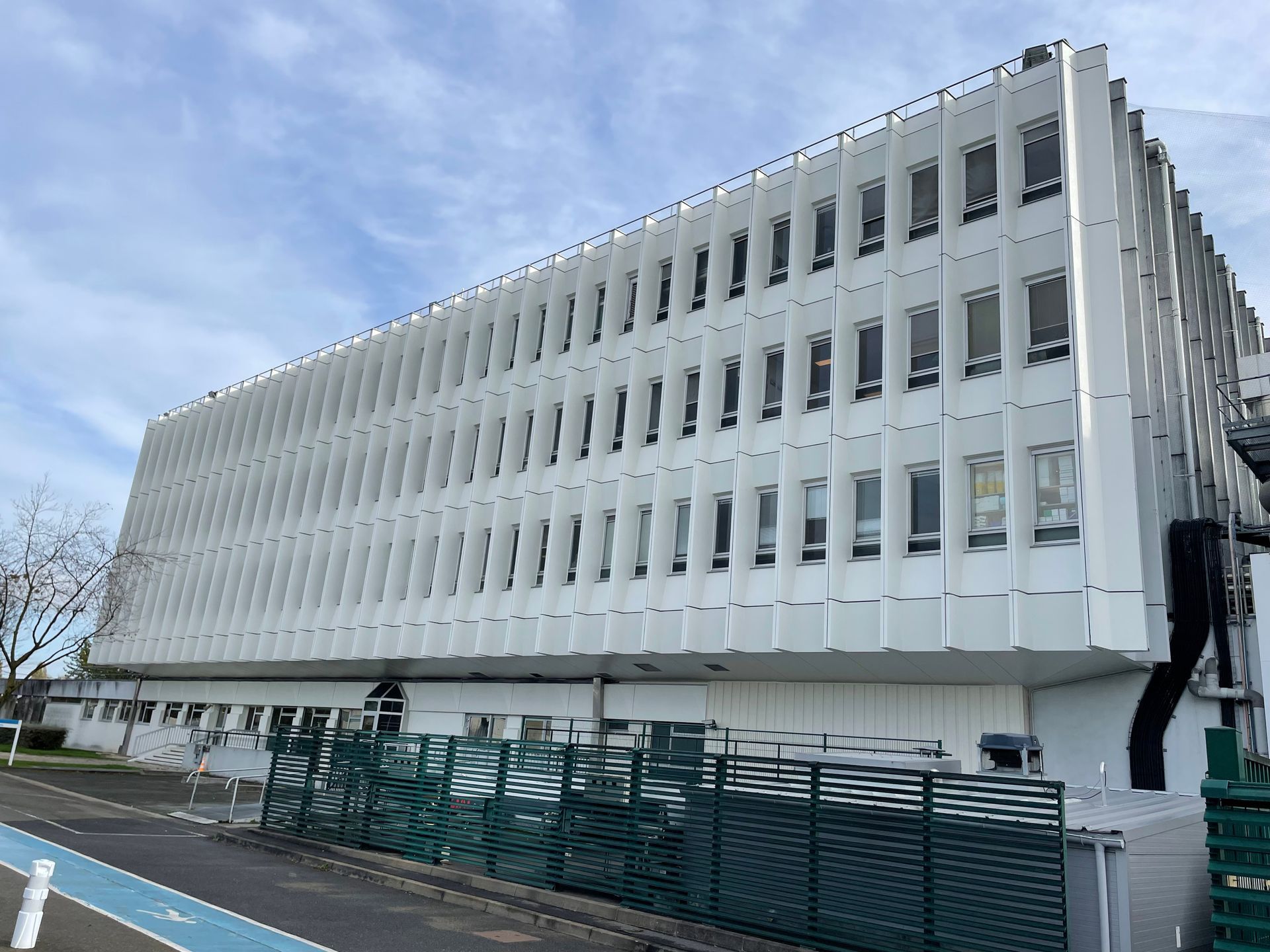 Une fissure dans un mur.