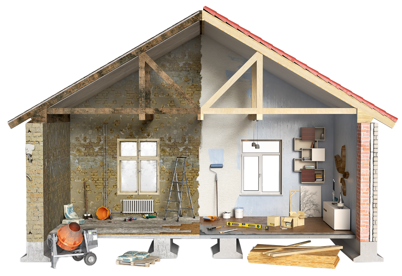 Illustration 3D d'une maison