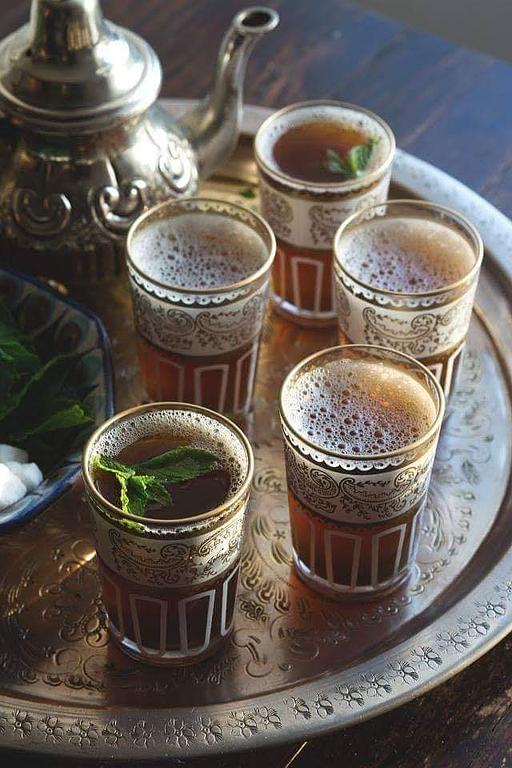 Thé à la menthe marocain