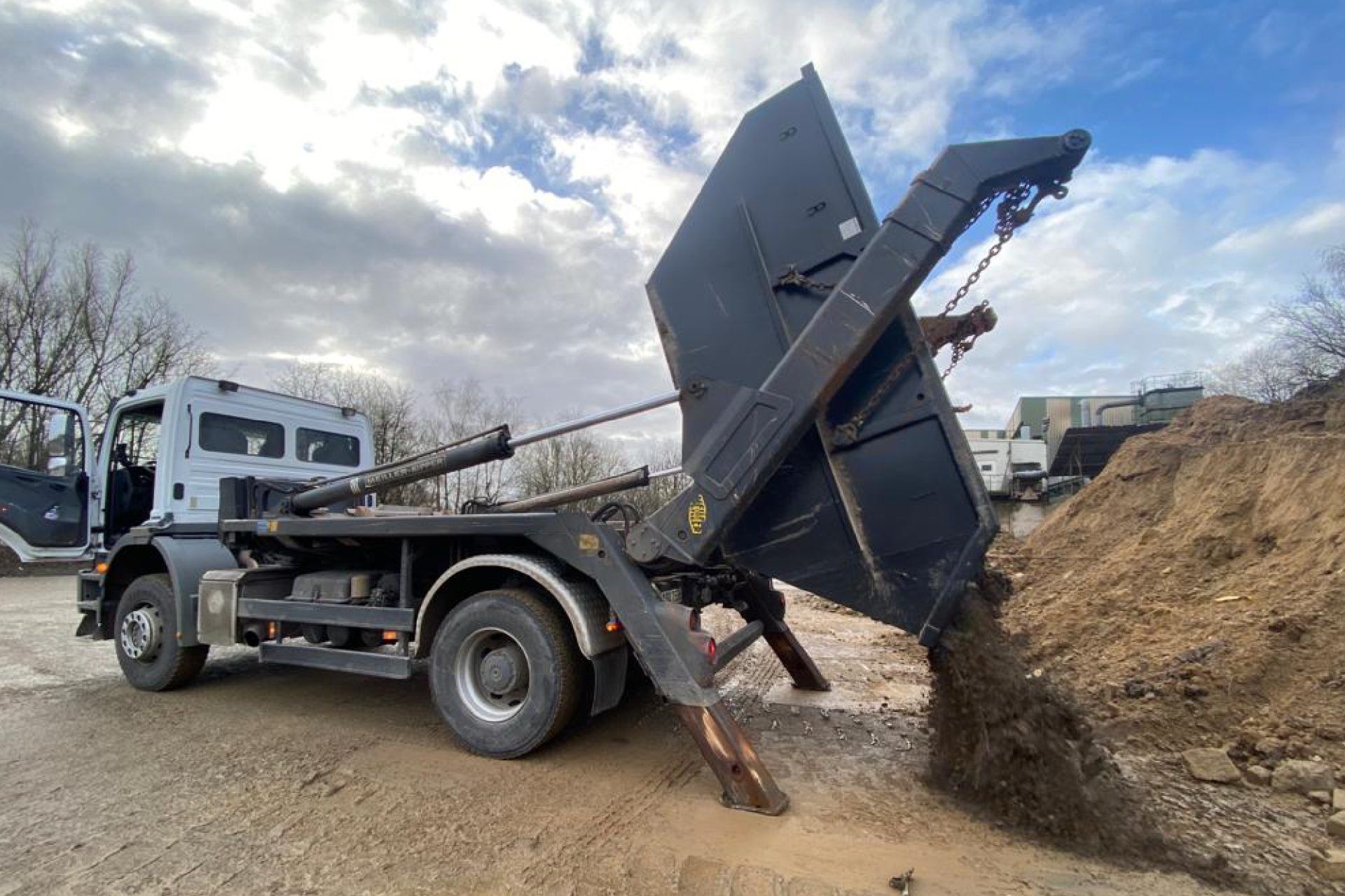 Müllcontainer aus Plastik