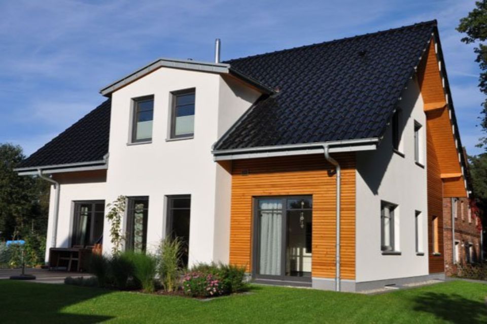 Haus mit bunter Fassade